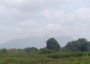 Fumaça toma conta do céu de Rio das Ostras