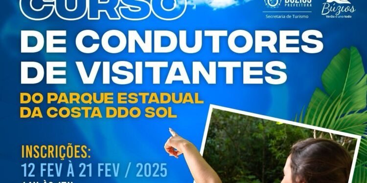 Inscrições abertas para curso condutores de visitantes em Búzios