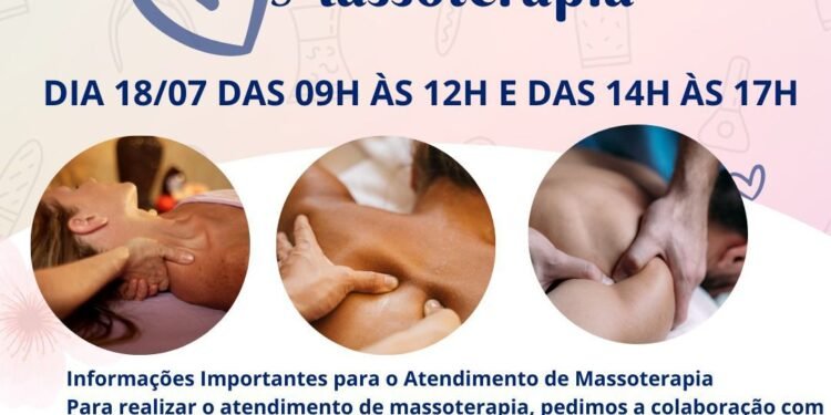 Massoterapia de graça? Veja como participar da ação em Tamoios