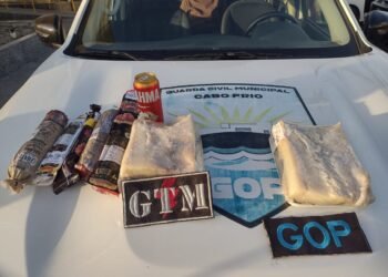 Produtos furtados de supermercado são recuperados em Cabo Frio