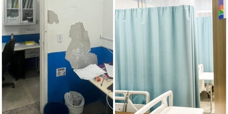 Veja o antes e depois da reforma do segundo andar do Hospital Municipal em Cabo Frio