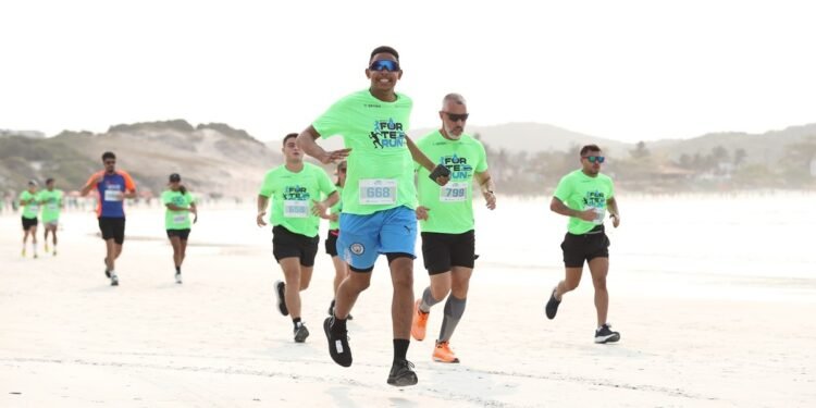 Forte Run movimenta a Praia do Forte em Cabo Frio
