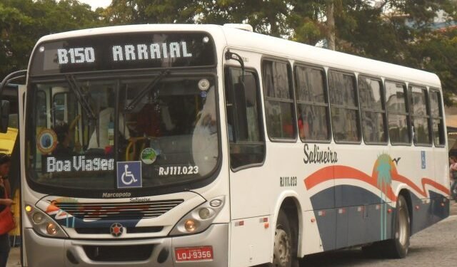 Confira os horários extras das linhas 340 e B150 em Arraial do Cabo