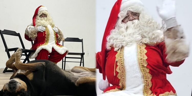 Papai Noel leva magia ao Sana, distrito de Macaé