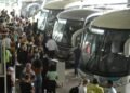 Movimento intenso na Rodoviária do Rio; Costa do Sol está entre os principais destinos