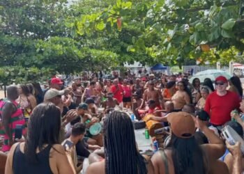 Roda de samba anima a praia de Imbetiba neste domingo (11), em Macaé