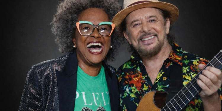 Dois gigantes da música: Sandra Sá e Geraldo Azevedo comandam o fim de semana musical em Macaé