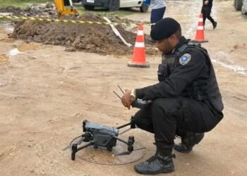 Furto de água é flagrado por drone em Cabo Frio