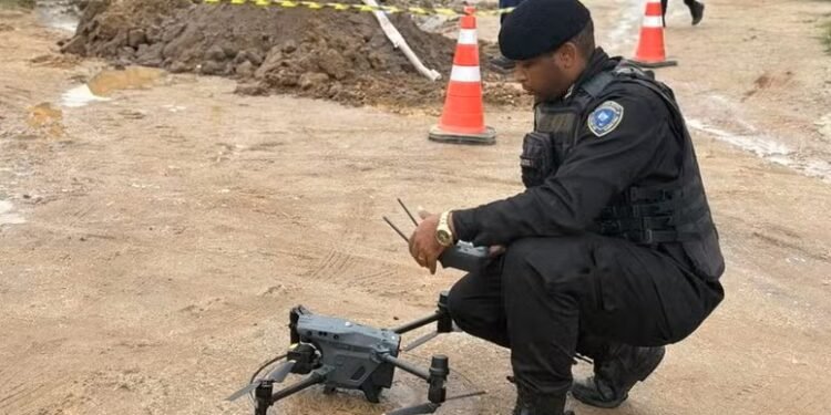 Furto de água é flagrado por drone em Cabo Frio
