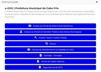 IPTU 2026 pode ser parcelado em Cabo Frio; primeira parcela vence dia 20