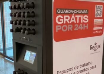 Serviço libera guarda-chuva grátis por 24h no Rio