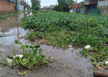 Ruas seguem alagadas e Canal de Medeiros (valão) transbordado após chuva forte em Rio das Ostras
