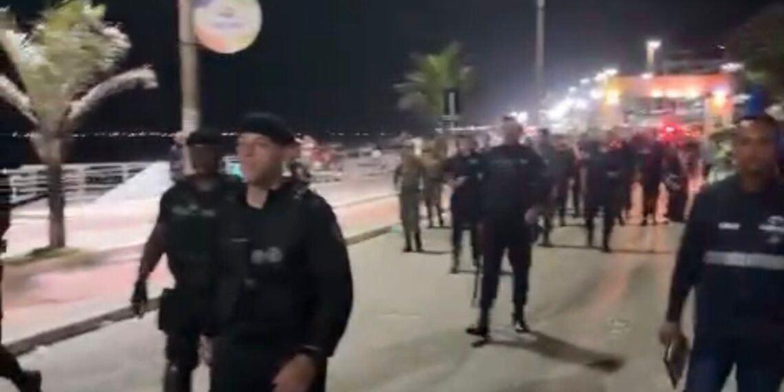 Da praia para a cadeia: drone identifica homem com mandado em Cabo Frio