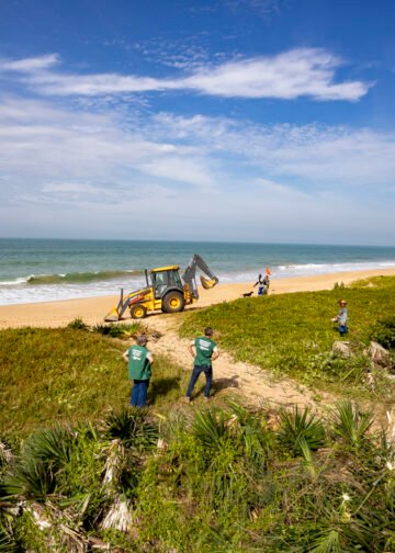 Prefeitura de Macaé explica intervenção em área de restinga na Paria do Pecado