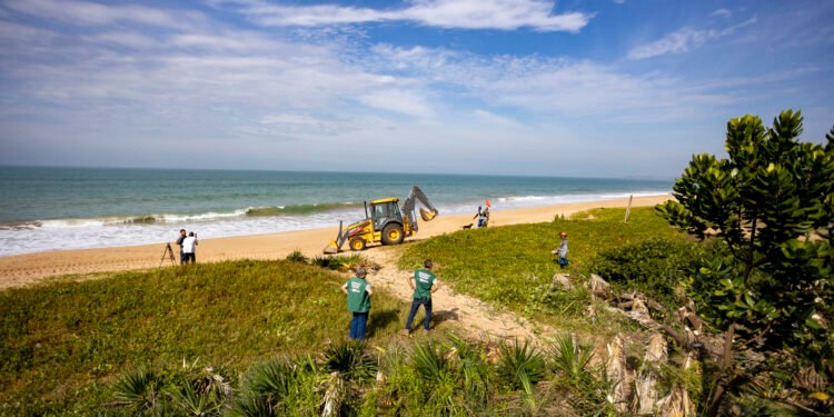 Prefeitura de Macaé explica intervenção em área de restinga na Paria do Pecado