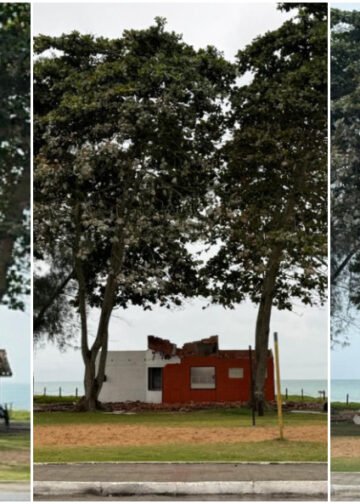 Quiosques são demolidos no Praião de Barra de São João, distrito de Casimiro