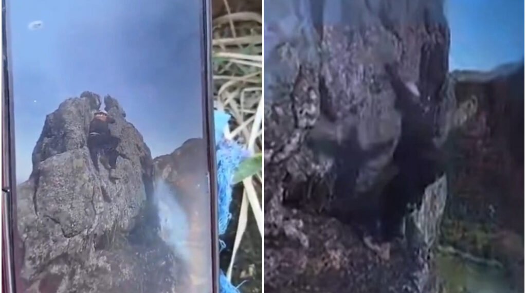 Homem morre após queda em trilha na Pedra do Macaco, em Maricá; vídeo registra acidente