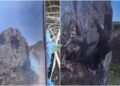 Homem morre após queda em trilha na Pedra do Macaco, em Maricá; vídeo registra acidente