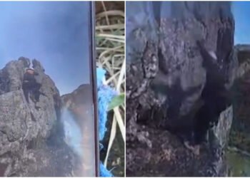 Homem morre após queda em trilha na Pedra do Macaco, em Maricá; vídeo registra acidente