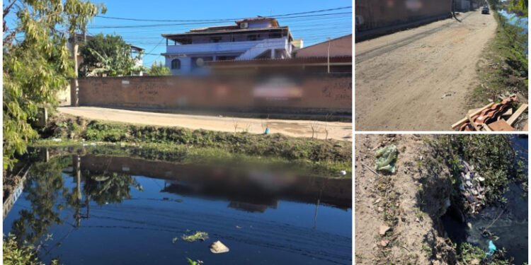 Moradores alertam para risco de acidentes no Valão de Medeiros; secretário de Serviços Públicos foi acionado