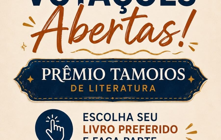 Votação popular do Prêmio Tamoios de Literatura está aberta; público pode escolher os melhores autores da região