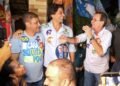 Eduardo Paes e Rodrigo da Aposentadoria participam de caminhada em Rio das Ostras