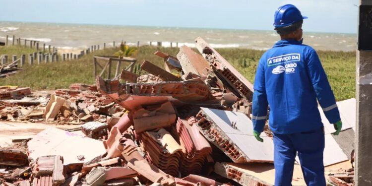 Obras da nova Orla de Tamoios começaram nesta segunda-feira (17)