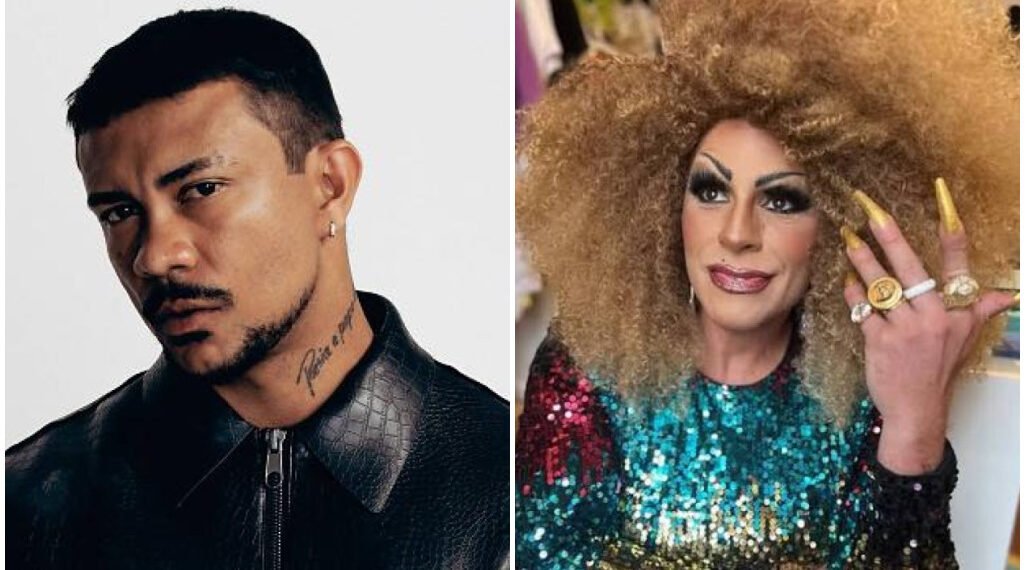 Xamã e drag queen Eddylene Água Suja estão confirmados na Parada LGBTQIAPN+ em Arraial do Cabo