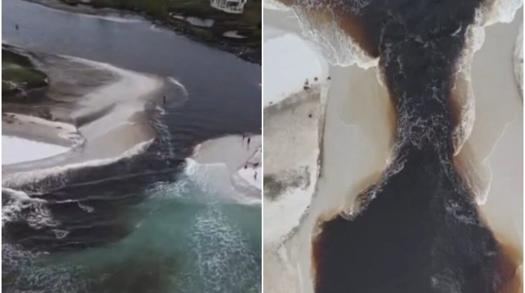 Abertura entre lagoa e mar é investigada após mudança na paisagem em Cabo Frio