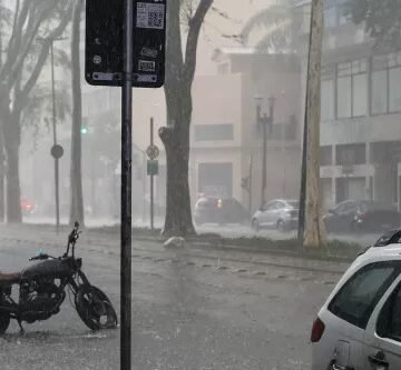 Inmet alerta para tempestade com possibilidade de granizo e ventos de 60km/h no estado do RJ